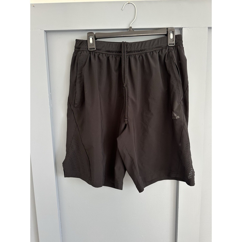 Men's Black Adidas Shorts Size Large